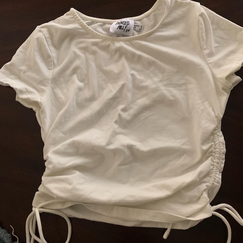 princess polly white tee